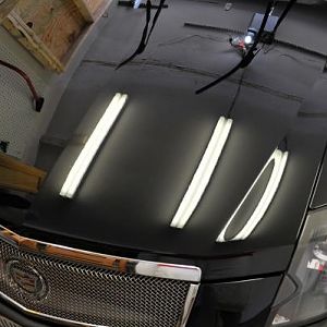 CTS V Hood after buffing