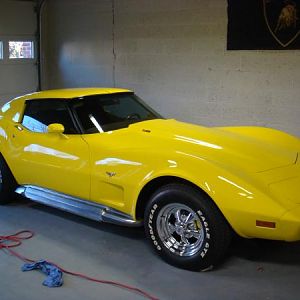 Corvette COmplete Paint Correction and Swissvax Detail