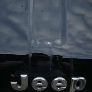 Jeep hood before.