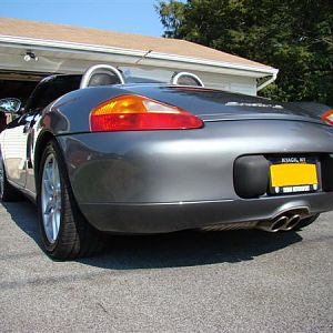 Porsche rear angle