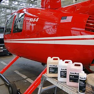 Auto Magic products & helicopter that I removed the overspray from