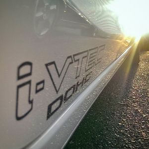 2013 Honda Civic Si Sedan (Side Angle i-VTEC Decal)