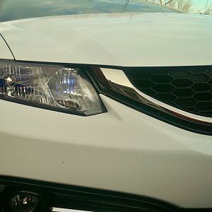 2013 Honda Civic Si Sedan (Front Bumper & Headlight)